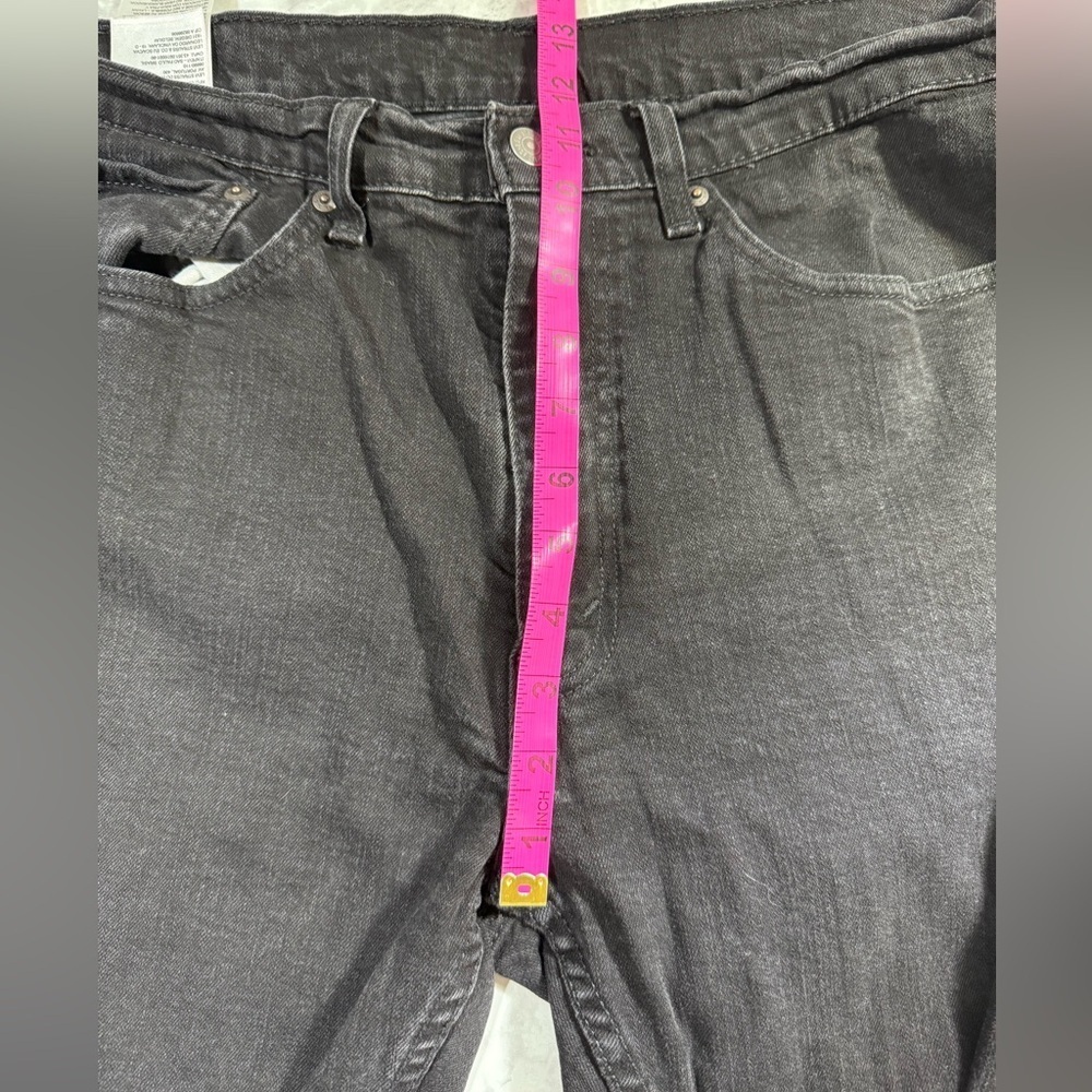 Levi's 505 Charcoal Denim Jeans men’s 36/32 - Picture 5 of 6